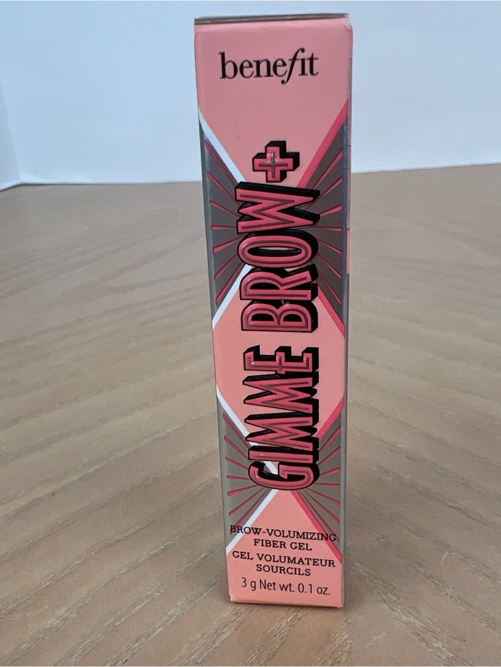 benefit Gimme Brow+ Brow-Volumizing Fiber Gel #3 neutral light brown
